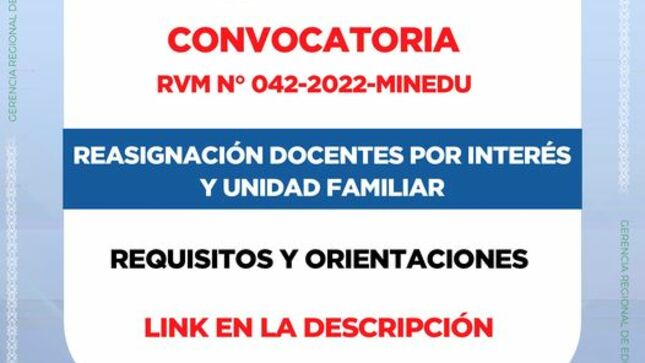 Reasignación Docente
