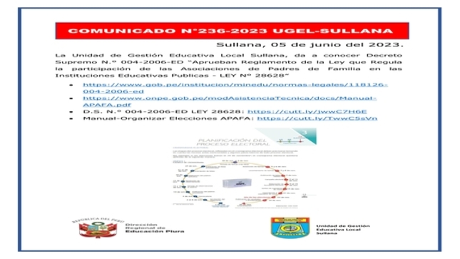 Comunicado N°236-2023