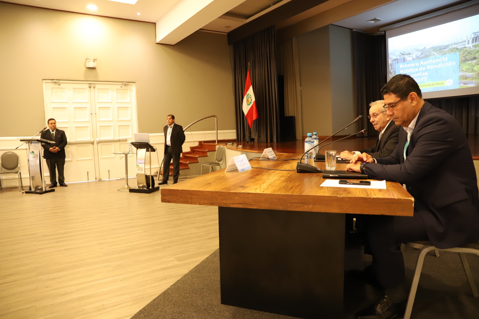 Se realizó la primera audiencia pública de Rendición de Cuentas de la Municipalidad de San Borja, 2023