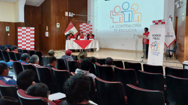Huancavelica. Durante el mes de junio, representantes de la sociedad civil organizada y ciudadanos de las provincias de Castrovirreyna y Huaytará tendrán la oportunidad de presentar denuncias sobre el presunto uso inadecuado de bienes y recursos públicos en las municipalidades y otras entidades del Estado, durante las audiencias públicas “La Contraloría te escucha”.