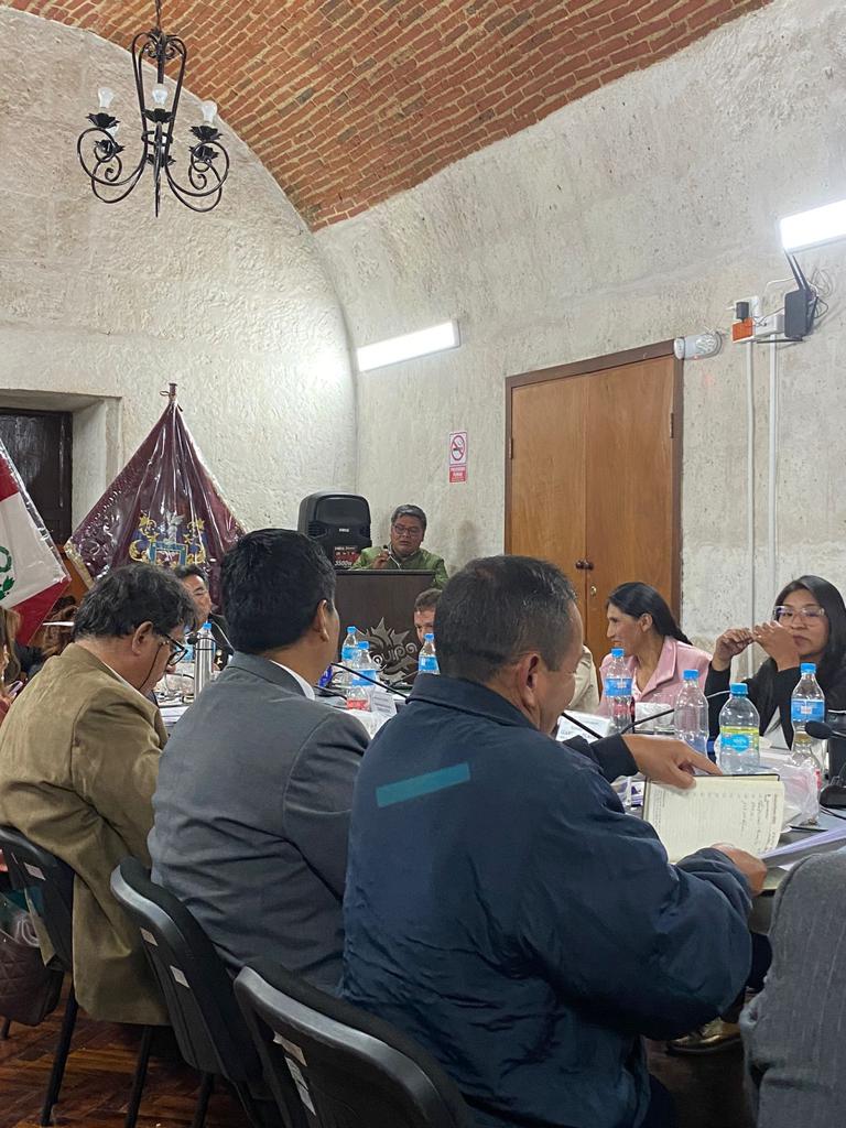 Foto de reunión.
