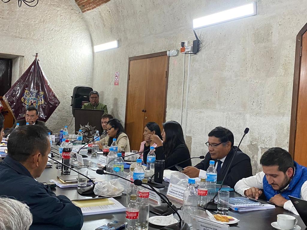 Foto de reunión.