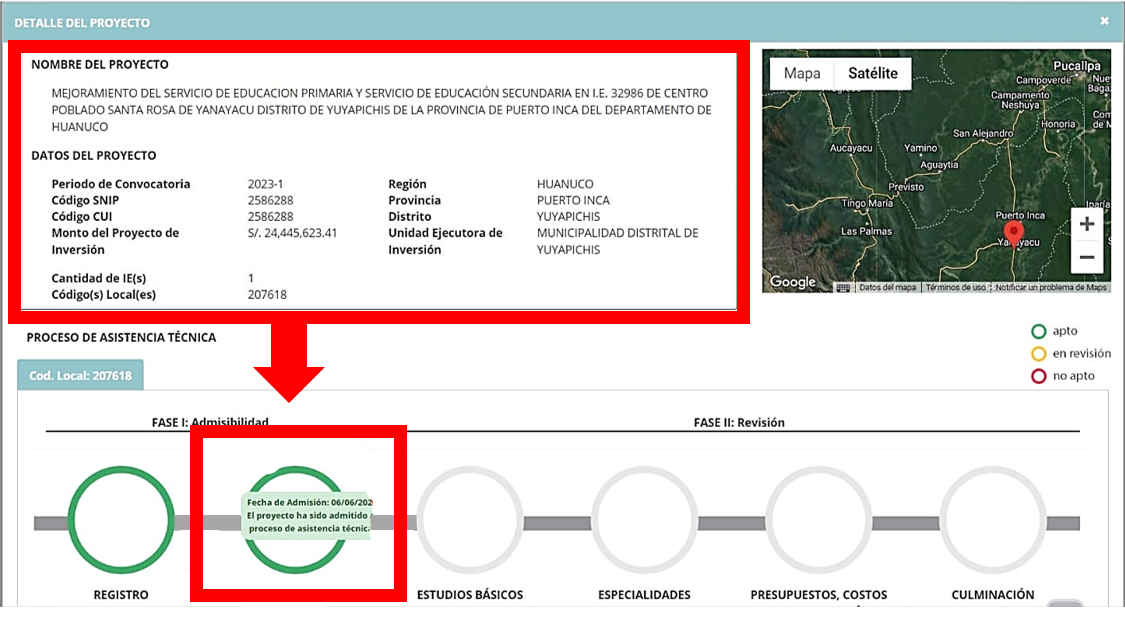 proyecto ADMITIDO