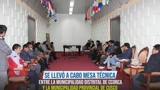 reunión técnica con representantes de la comuna Provincial