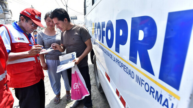 Entre el 8 y el 12 de junio, las brigadas de Cofopri visitarán lotes de los A.H. Programa Municipal La Florida en el distrito de la Joya