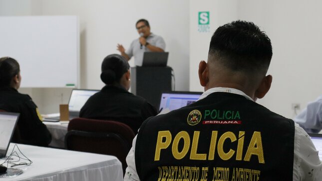 Taller con operadores de justicia junto a UNODC en Tarapoto