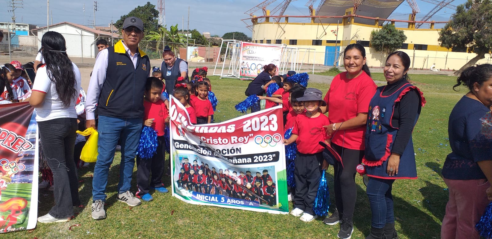 Regidor Juan Carlos Gamarra Salazar Participó Como Padrino En Olimpiadas Deportivas Internas De La I.E 41041 Cristo Rey, En Representación Del Alcalde Provincial Dr. Jaime Mamani Álvarez