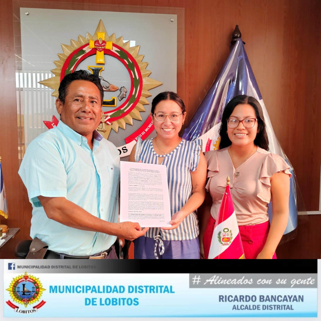Archivo JPG de Municipalidad Distrital de Lobitos suscribe convenio ONG PRISMA y la certificación de TOURCERT PERÚ
