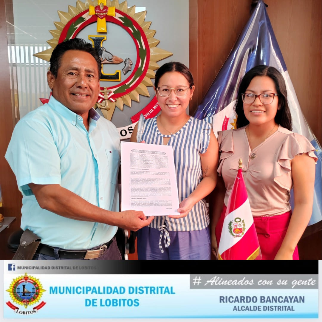 Archivo JPG de Municipalidad Distrital de Lobitos suscribe convenio ONG PRISMA y la certificación de TOURCERT PERÚ