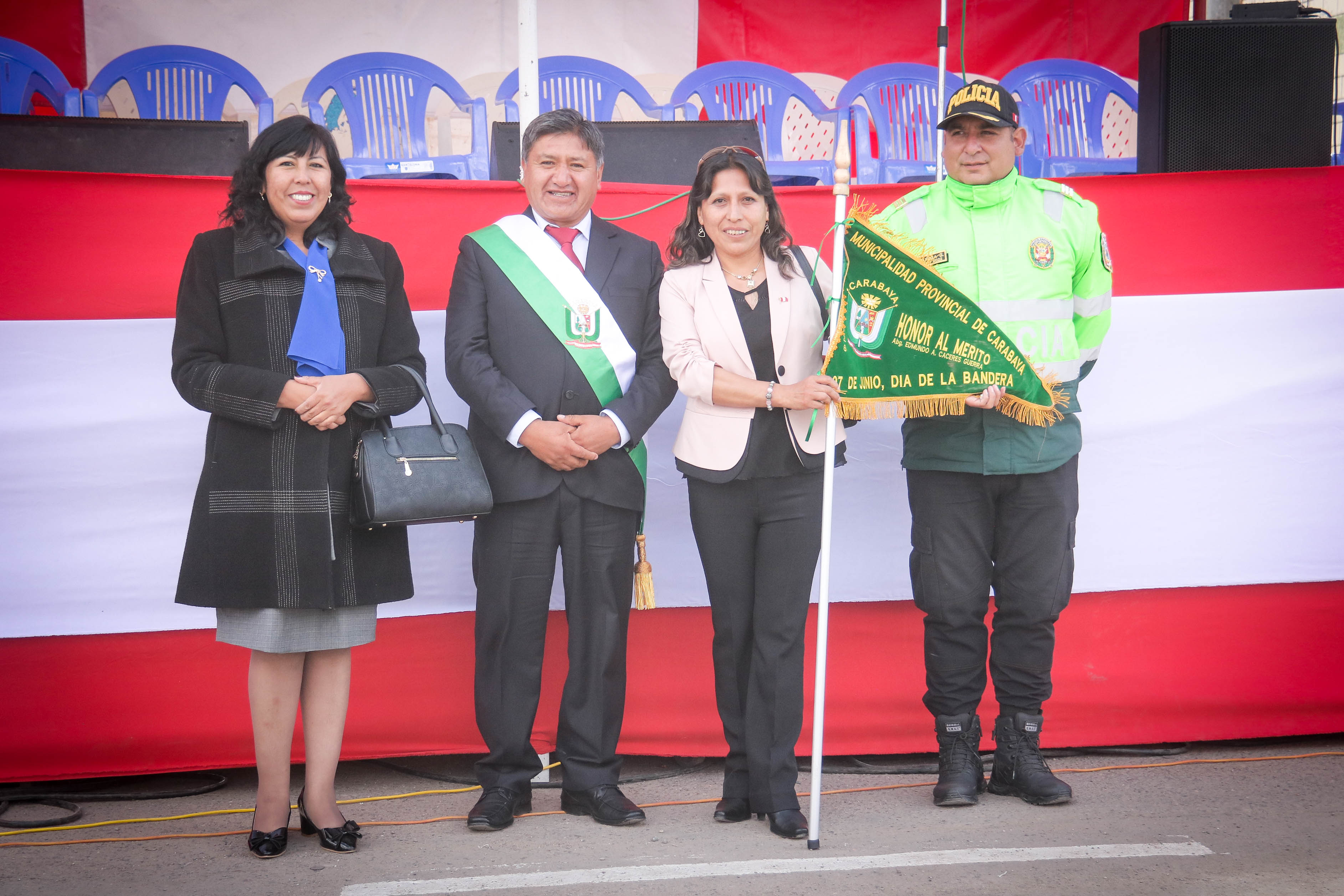 Desfile por el día de la bandera