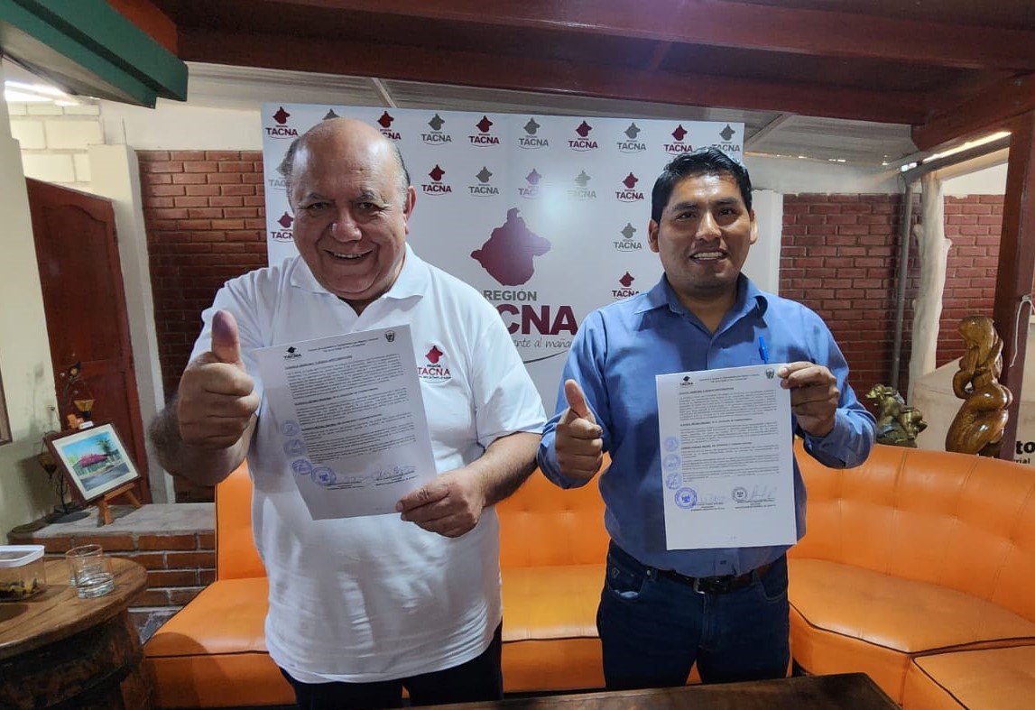 GRT e Ilabaya firman convenio para ejecutar proyecto vial Ticapampa – Chintari