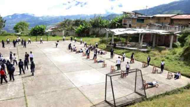 GORE colocará la primera piedra para construcción de plataforma deportiva en I.E. Túpac Amaru de Frías