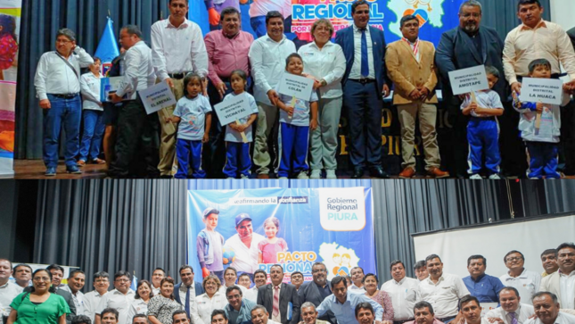 Foto del evento del Pacto Político Regional 
