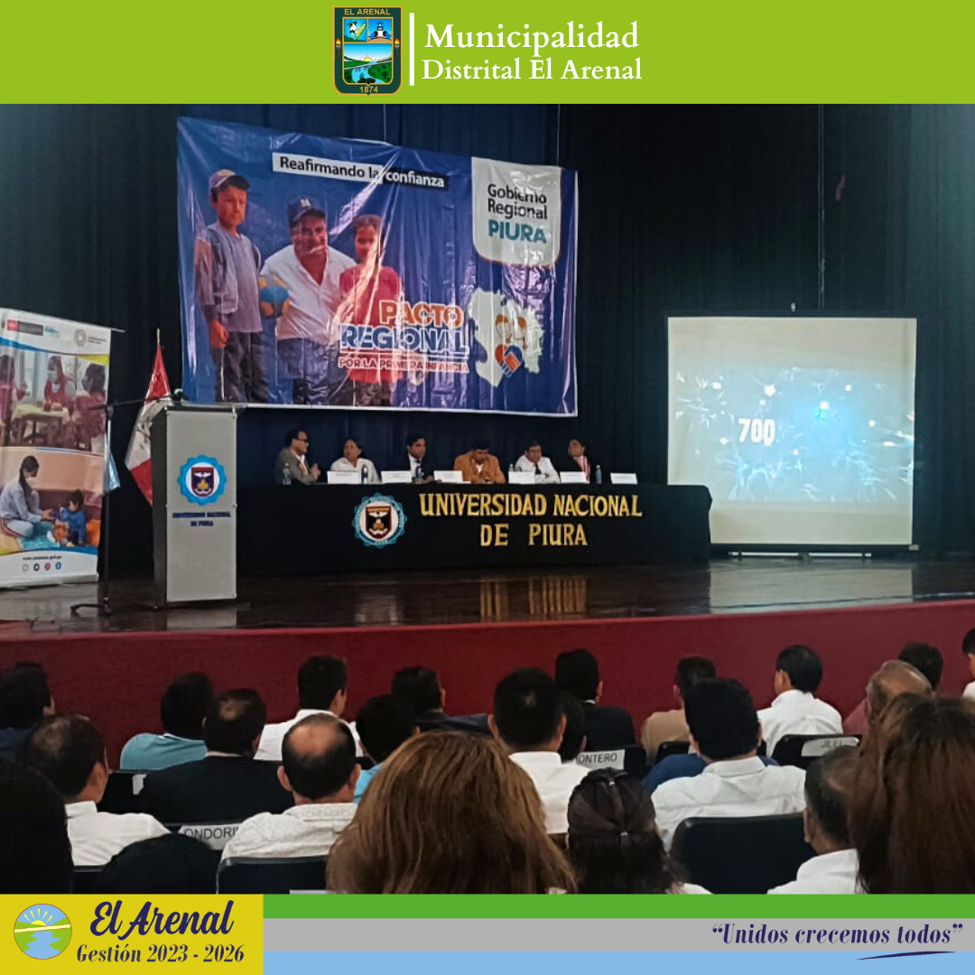Foto del evento del Pacto Político Regional