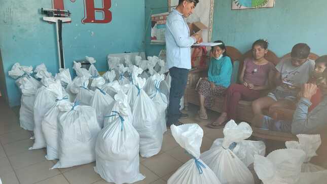 Entrega de alimentos