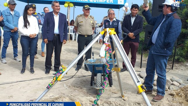 Participamos De La Primera Piedra En Obra Del Distrito De José Maria Quimper