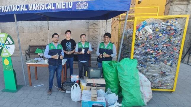 La Municipalidad Provincial Mariscal Nieto, a través de la Sub Gerencia de Gestión del Medio Ambiente y la Gerencia de Servicios a la Ciudad, realizaron esta mañana el "Primer Reciclafest" en el marco del Dia Mundial del Medio Ambiente.
