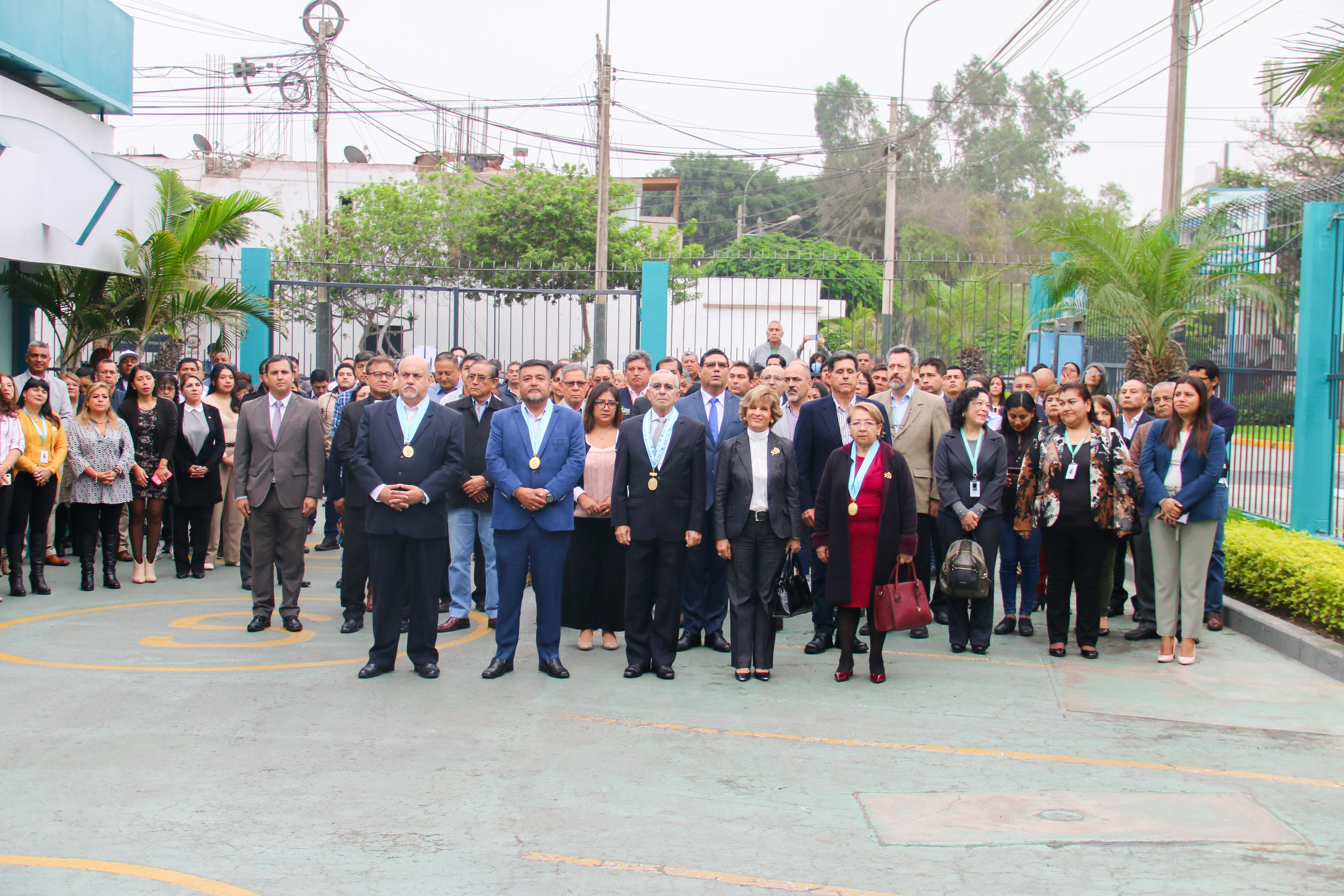 Conmemoración del Día de La Bandera en San Borja