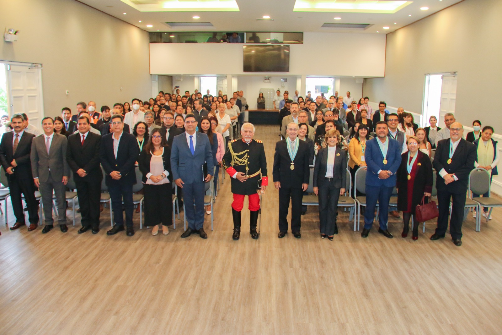 Conmemoración del Día de La Bandera en San Borja