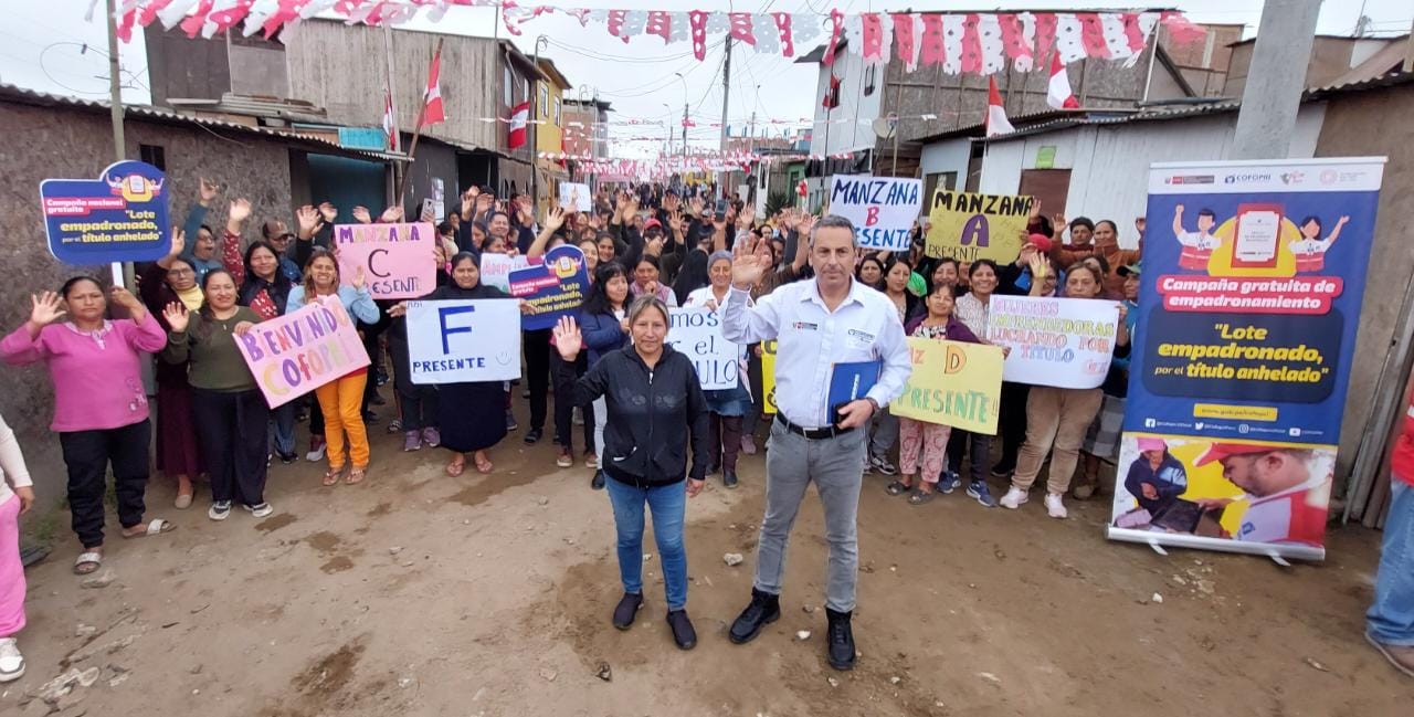 Solo en junio, Cofopri visitará más de 9 mil lotes a nivel nacional a fin de impulsar la titulación individual de lotes urbanos
