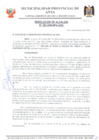 Vista preliminar de documento RESOLUCION DE ALCALDIA N°084-2009-MPA-A/SG