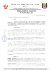Vista preliminar de documento RESOLUCION DE ALCALDIA N°085-2009-MPA-A/SG