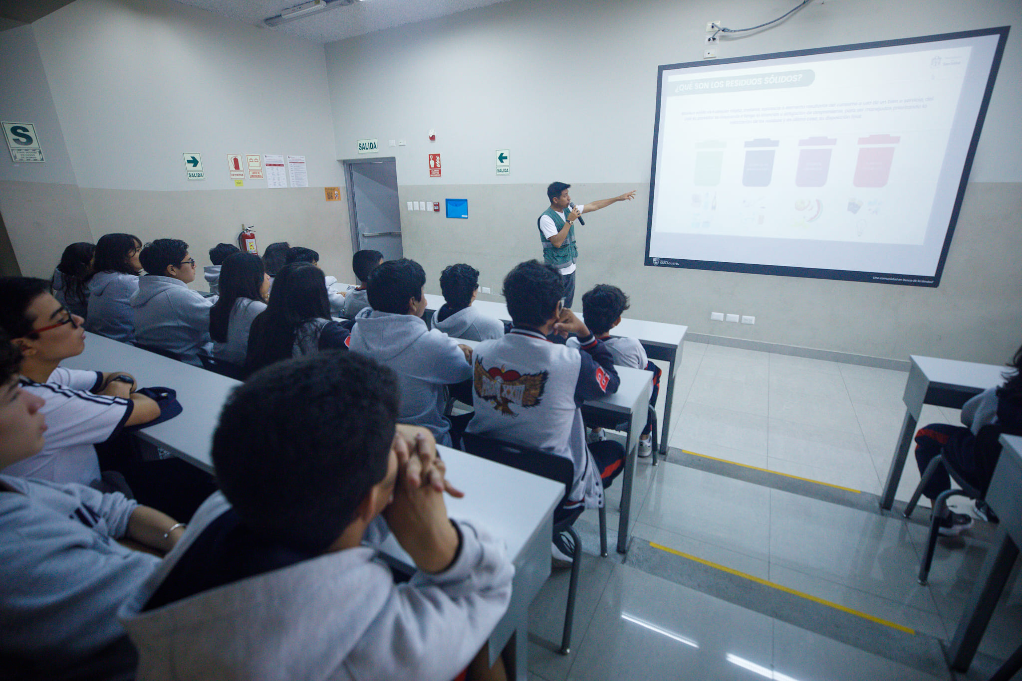 Escolares del distrito fueron capacitados en manejo de residuos sólidos