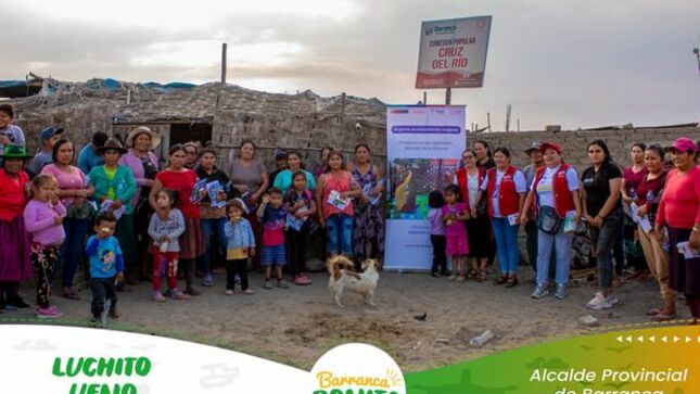 Municipalidad Provincial de Barranca y CEM realizan charla en C.P. San Martin 