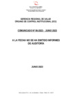 Vista preliminar de documento COMUNICADO DE INFORMES DE CONTROL N° 06-2023 - JUNIO