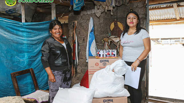 Se continua con la entrega de Productos del Programa Vaso de Leche