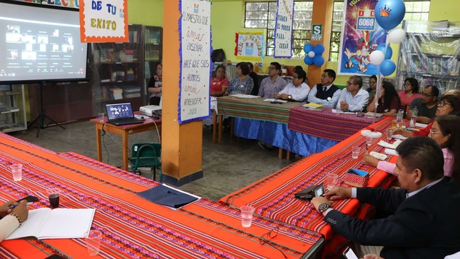 Se realizó el directorio de redes educativas en ie 6069 Pachacutec VES