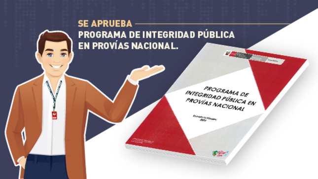 Se aprueba programa de integridad pública en Provías Nacional