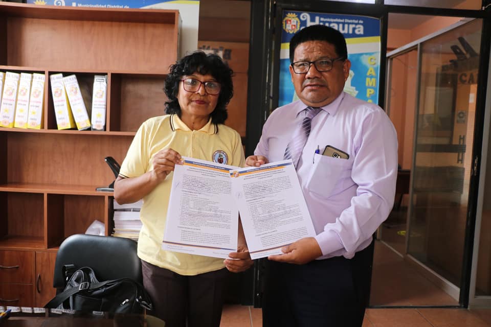 MUNICIPALIDAD Y CETPRO VIRGEN DEL CARMEN FIRMAN CONVENIO DE COOPERACIÓN INTERINSTITUCIONAL EN BENEFICIO DE LA FORMACIÓN OCUPACIONAL DE HUAURINOS