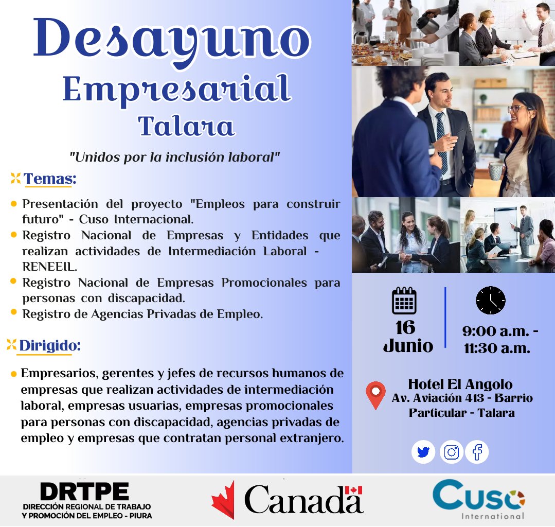 Desayuno Empresarial- Talara