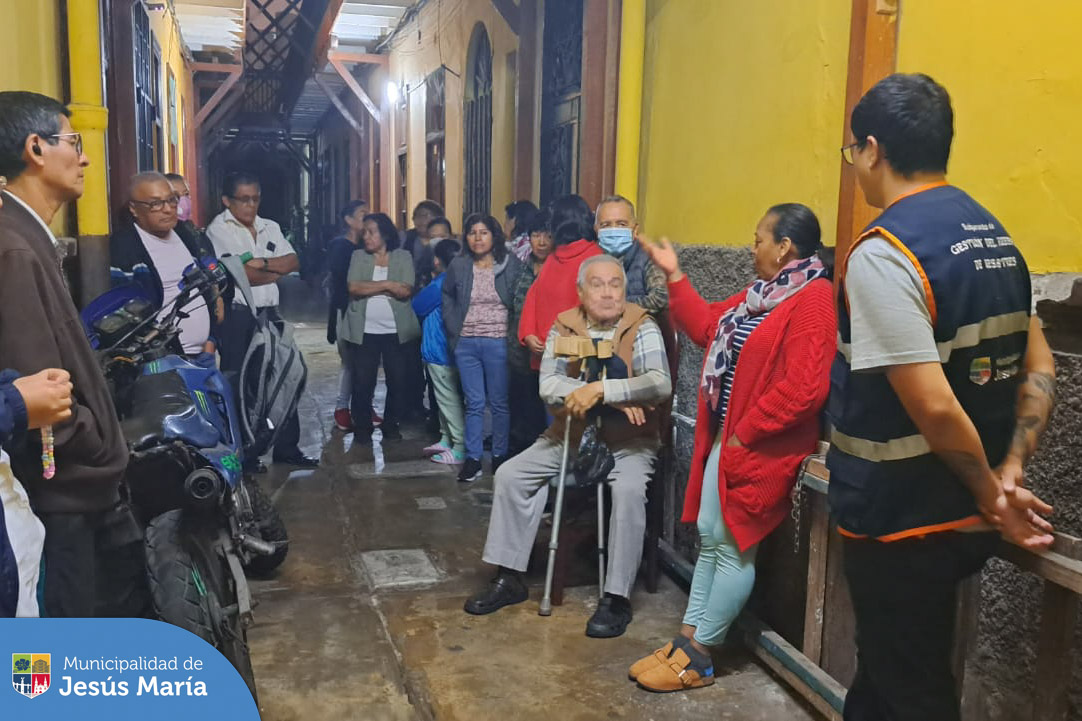 Nuestro equipo del área de Gestión de Riesgo de Desastres ⚠️