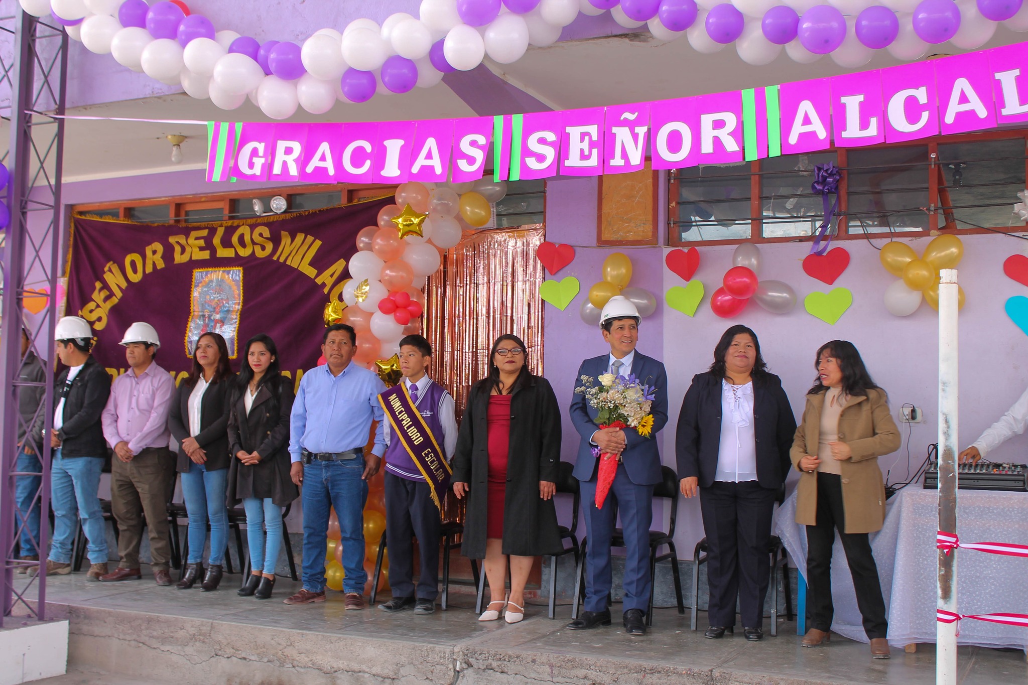 Construcción de cobertura de instalaciones deportivas; en la I.E. “Señor de los Milagros"