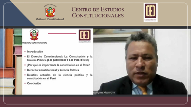 CEC del TC organizó la conferencia “Ciencia política y Constitución”, cuyo expositor fue Segundo Rodríguez Albán