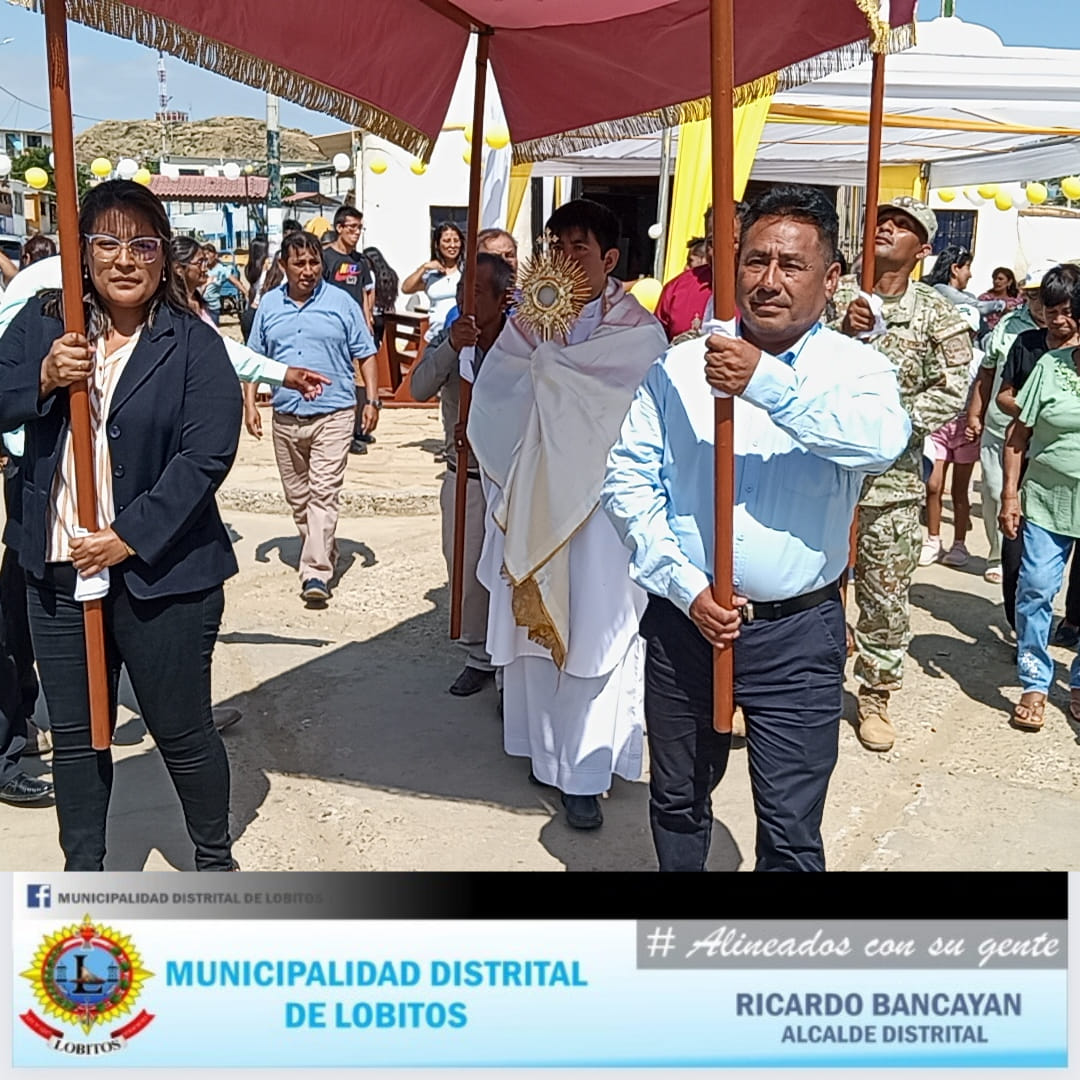 Archivo JPG de Alcalde junto a la comunidad católica participó de la misa y procesión del CORPUS CHRISTI.