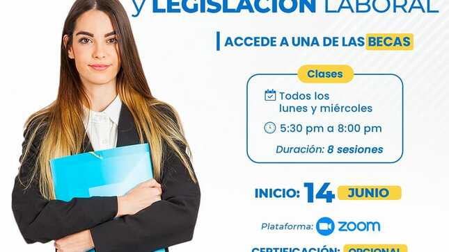 LA MDH Y EL INSTITUTO PERUANO DE NEGOCIOS TE INVITAN A PARTICIPAR DEL CURSO ONLINE "ASISTENTE DE PLANILLAS Y LEGISLACIÓN LABORAL"