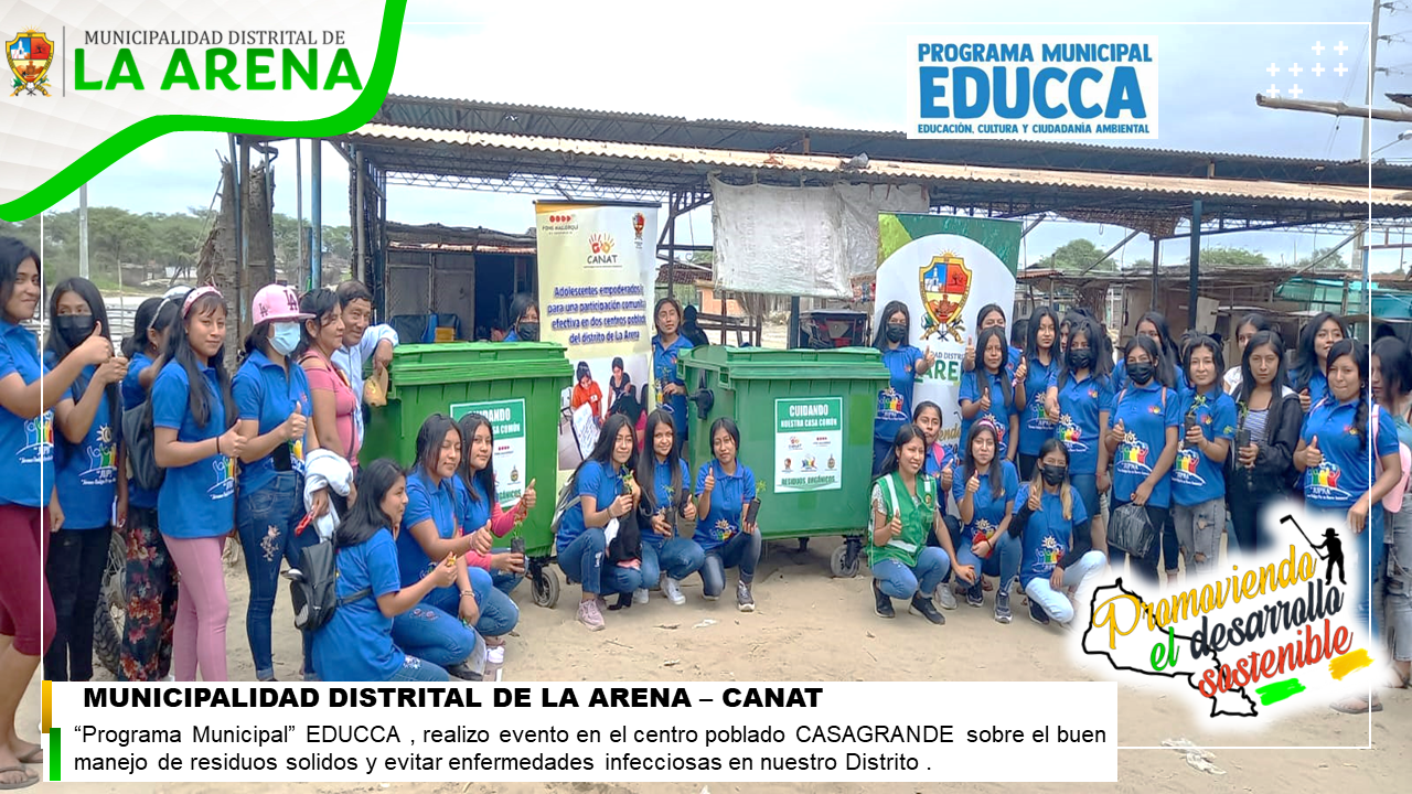 Se realizó nuestro primer evento, “Programa Municipal EDUCCA”, el día viernes 09 de junio, en el mercado del CP. Casagrande.