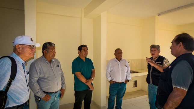 Estamos mas cerca del funcionamiento del nuevo establecimiento de Salud, gracias a exitosa gestión del alcalde Reedy Bancayan Palomino 