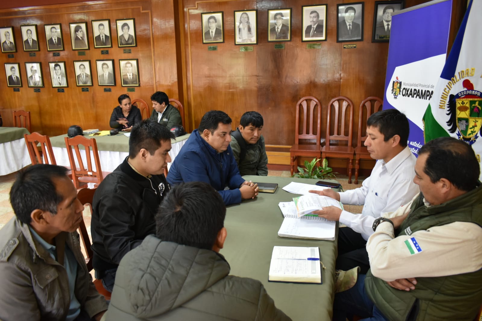 Fortaleciendo trabajos articulados entre la Municipalidad distrital de San Luis de Shuaro y la Municipalidad provincial de Oxapampa.