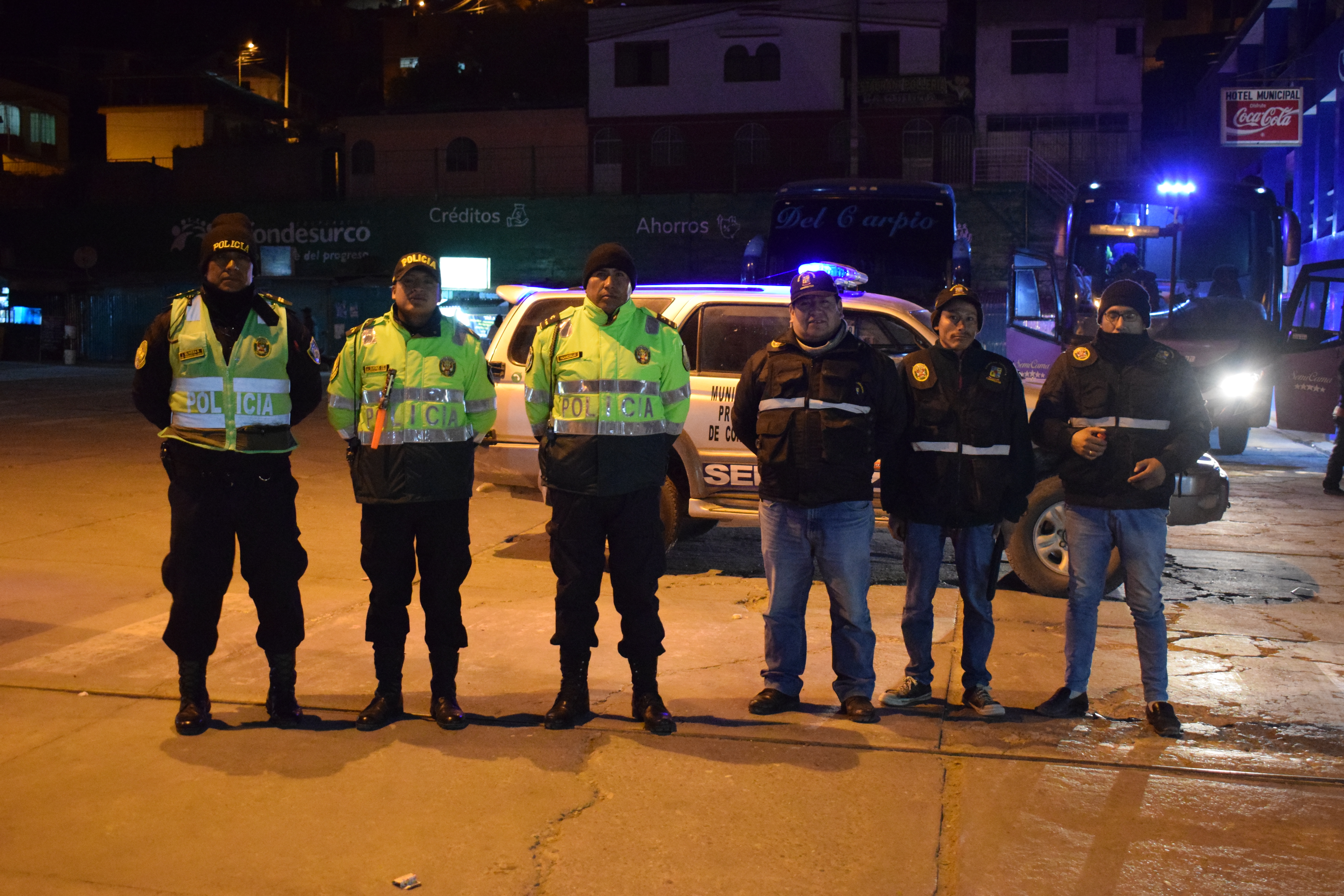 Foto del patrullaje integrado