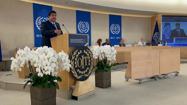 Ministro Varela en Ginebra