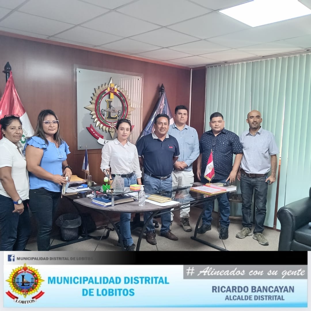 Archivo JPG de Concejo Municipal se reúne con funcionarios de la EPS GRAU solucionar problemática de agua en Lobitos. 
