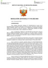 Vista preliminar de documento Resolución Jefatural N° 0110-2023-INIA