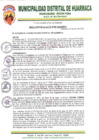 Vista preliminar de documento RESOLUCION DE ALCALDIA N° 305-2023 - MDH-A