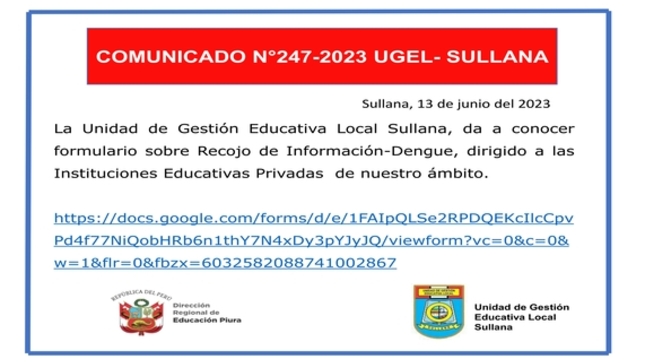 Comunicado N°247-2023