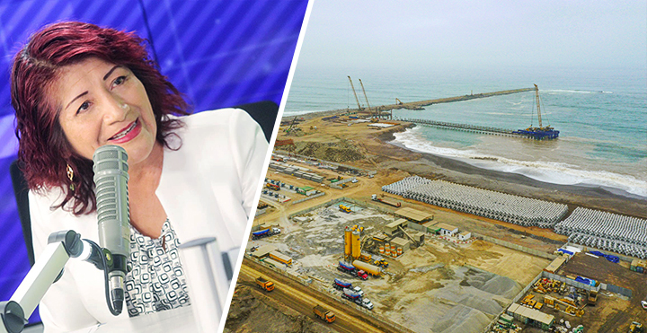 Rosa Vásquez propone conformar Comisión de Alto Nivel ante funcionamiento del Megapuerto de Chancay