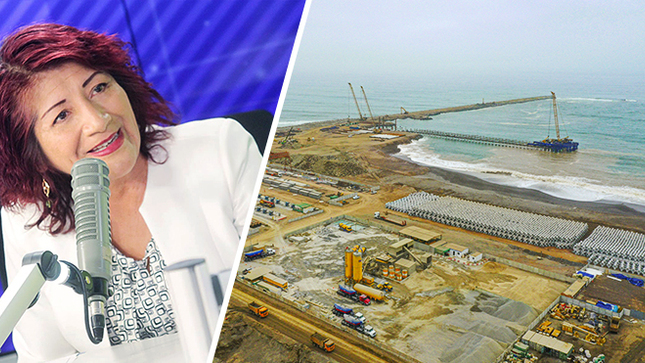 Rosa Vásquez propone conformar Comisión de Alto Nivel ante funcionamiento del Megapuerto de Chancay